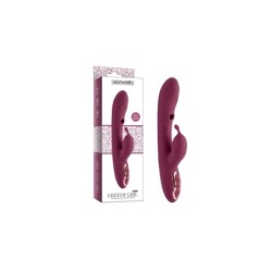 Vibrator s funkcijom usisavanja Greedy Girl Bordo