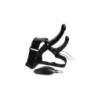 Postroj Strap-On Black Magic Double C/ Vibrace 17,8 Cm Černý
