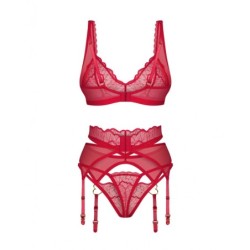Cupide Desir 3 dalių rinkinys L/Xl