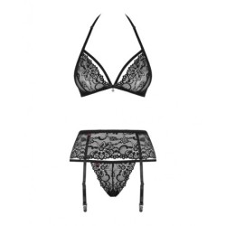 838-Seg-1 Conjunto de 3 Peças Preto S/M