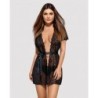 Alluria chalatas ir stringai L/Xl
