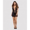 Alluria Peignoir & String L/Xl
