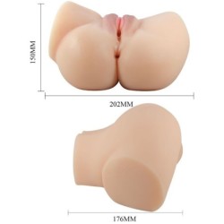 Realistische Vagina und Anus Vibrator Emilia