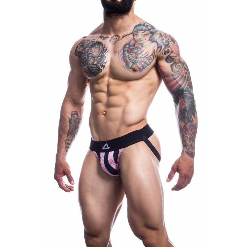 C4M Stripe rózsaszín suspensor L