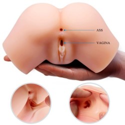 Vagină și Anus Realistici Vibrator Samantha