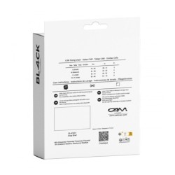 C4M Bl4Ck Slip Czarne Stringi z Klamrami S