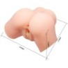 Realistična vagina in anus vibrator Samantha