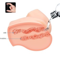 Realistična vagina in anus vibrator Samantha