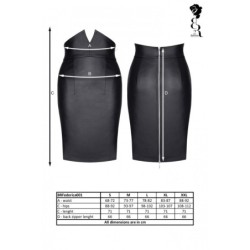 Federica Black Skirt L