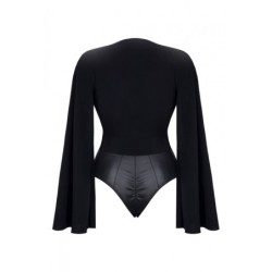 Alexis Body Con Manga Ancha Negro M