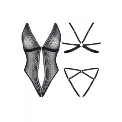 Isbel Body Transparente Negro M