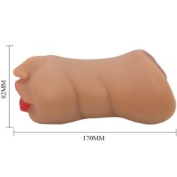 Zoey Masturbateur Double Bouche & Vagin Naturel