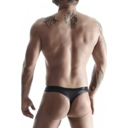 Zwarte Wetlook String L