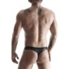 Zwarte Wetlook String L