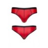 Braziliaanse Wetlook Slip Rood M