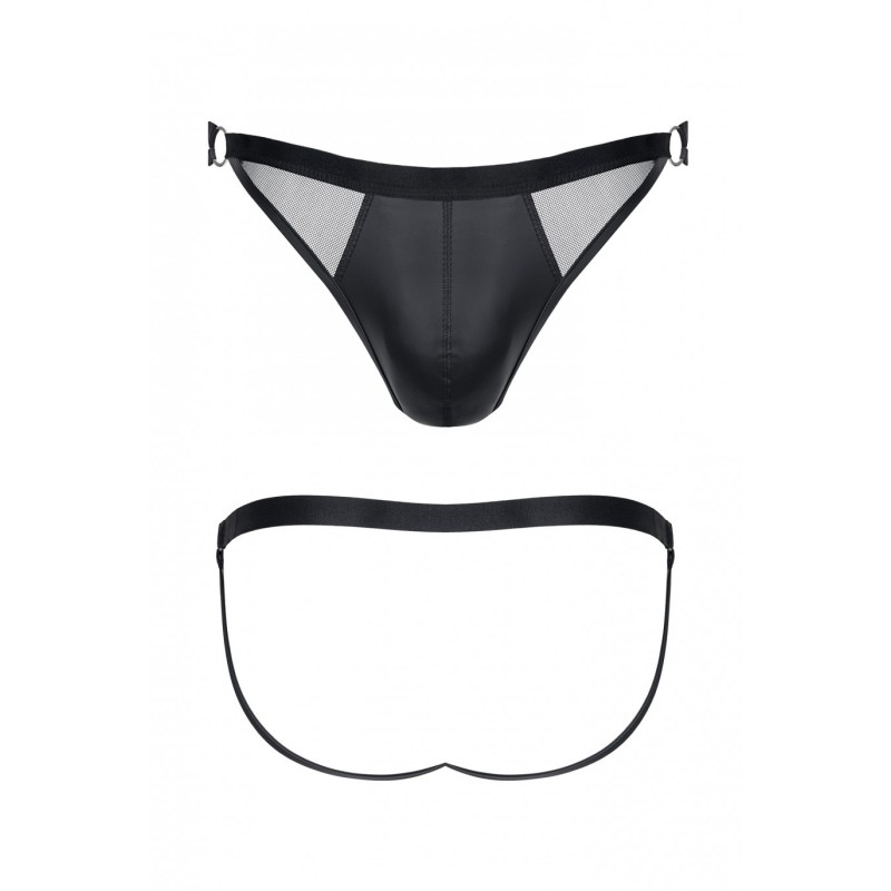 Wetlook Jockstrap med Nät Svart M