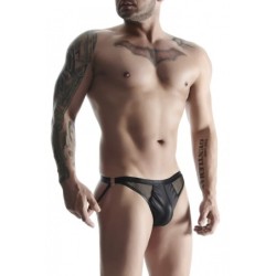 Wetlook-verkkokangasjockstrap, musta, Xl