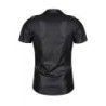Luca Camisa Wetlook Com Colchetes Preta M