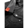 Luca Camisa Wetlook Com Colchetes Preta M