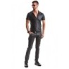 Remo Skjorte Lynlås Wetlook Sort Xl