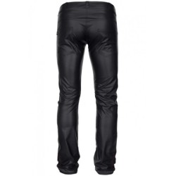 Vittorio Calça Wetlook Com Bolsos Preto Xl