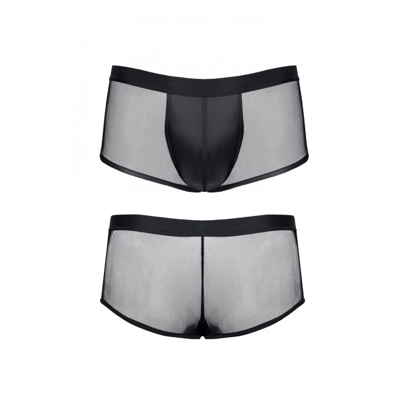 Boxer Wetlook Med Net Sort L