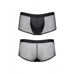 Boxer Wetlook Med Net Sort S