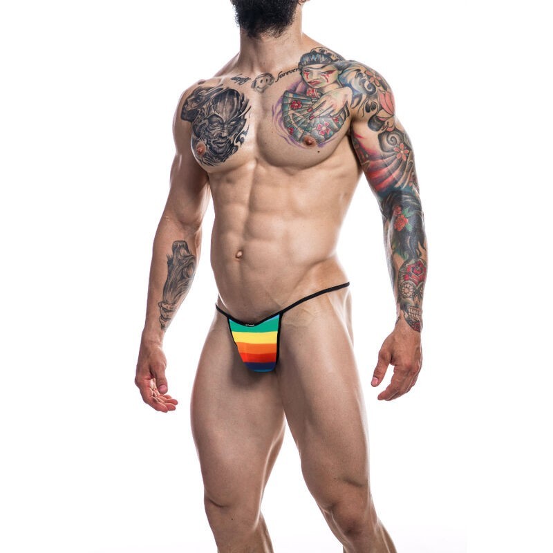 Cut4Men - Briefkini Regenbogen L