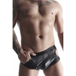 Boxerky Wetlook S Otvory Černé Xl
