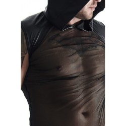 Camiseta Con Capucha Y Boxer Negro M