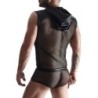 Camiseta Com Capuz E Boxer Preto Xl