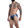 Cut4Men - Jockstrap Desire Läder Blå Xl