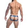 Cut4Men - Jockstrap Desire Läder Blå Xl