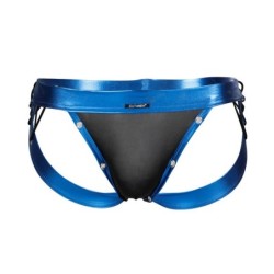 Cut4Men - Jockstrap Desire Piele Albastră Xl