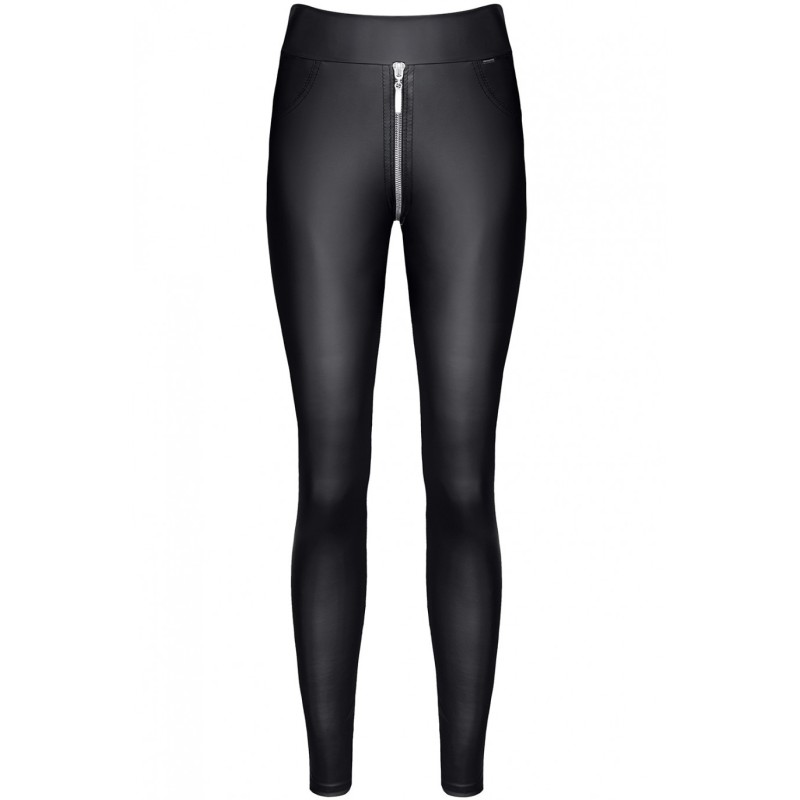 Maddalena Leggings Fermoar Negri M