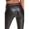 Maddalena Black Zip Leggings M