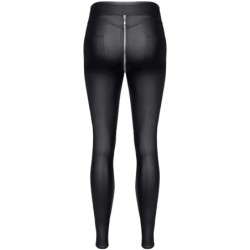 Maddalena Black Zip Leggings Xl