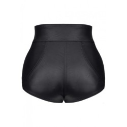 Monica Short Met Ritsen Zwart Xl