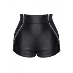 Monica Short Con Cremalleras Negro Xxl