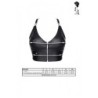 Zita Top Bretelle Con Cerniera Nero Xl