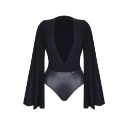 Alexis Body Com Manga Larga Preto Xl