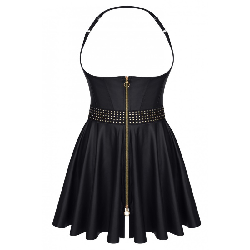 Ava Robe Sous Poitrine Noir M