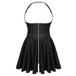 Ava Robe Sous Poitrine Noir M