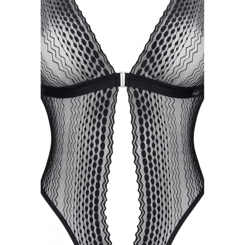 Isbel Body Trasparente Nero Xl