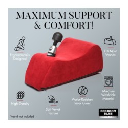 Pude med Støtte til Wand Rød