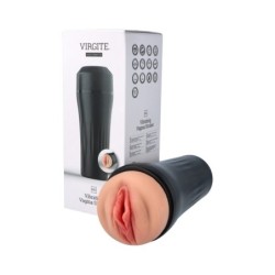 Masturbador M2 Vibrador Vagina Usb Flesh