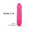 Oplaadbare siliconen vibrator S roze
