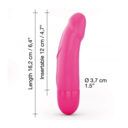 Uzlādējams silikona vibrators S rozā