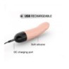 Vibrator Silicon Reîncărcabil S Flesh