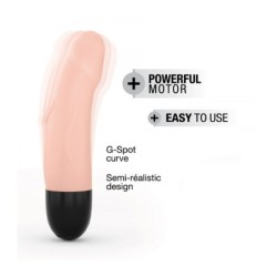 Vibrador Silicona Recargable S Flesh